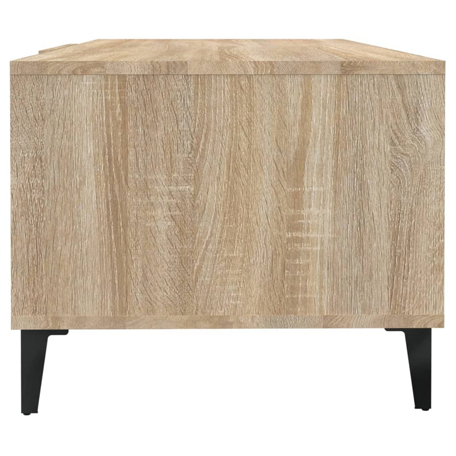 Salontafel 102X50X40 Cm Bewerkt Hout Sonoma Eikenkleurig