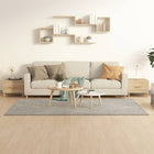 Salontafel set 2 st 50x50x40 cm bewerkt hout sonoma eiken