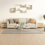 Salontafel set 2 st 50x50x40 cm bewerkt hout sonoma eiken