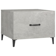 Salontafel Met Metalen Poten 50X50X40 Cm Betongrijs