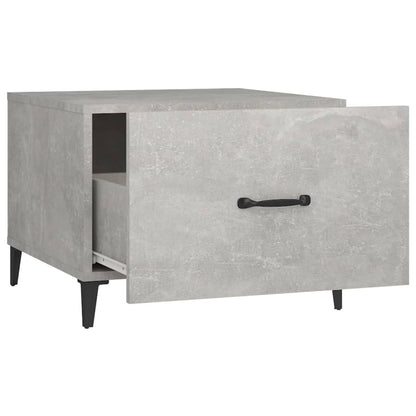 Salontafel Met Metalen Poten 50X50X40 Cm Betongrijs