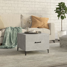 Salontafel Met Metalen Poten 50X50X40 Cm Betongrijs