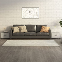 Salontafel 2 St Met Metalen Poten 50X50X40 Cm Betongrijs