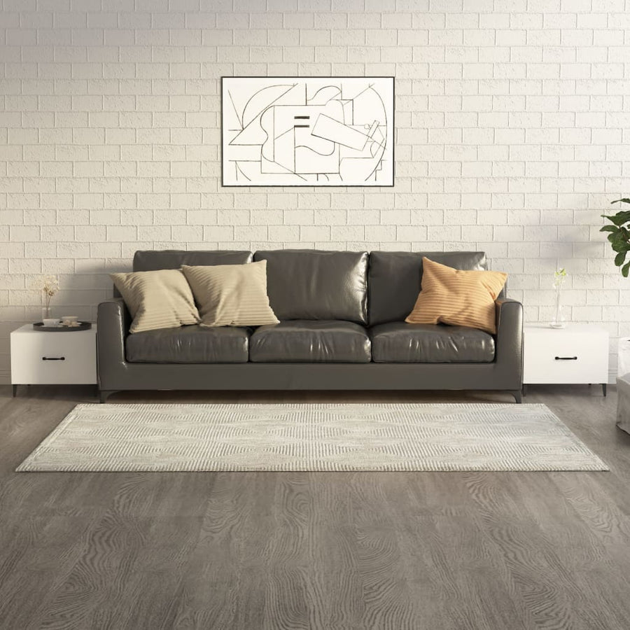 Salontafels Met Metalen Poten 50X50X40 Cm 2 Hoogglans wit