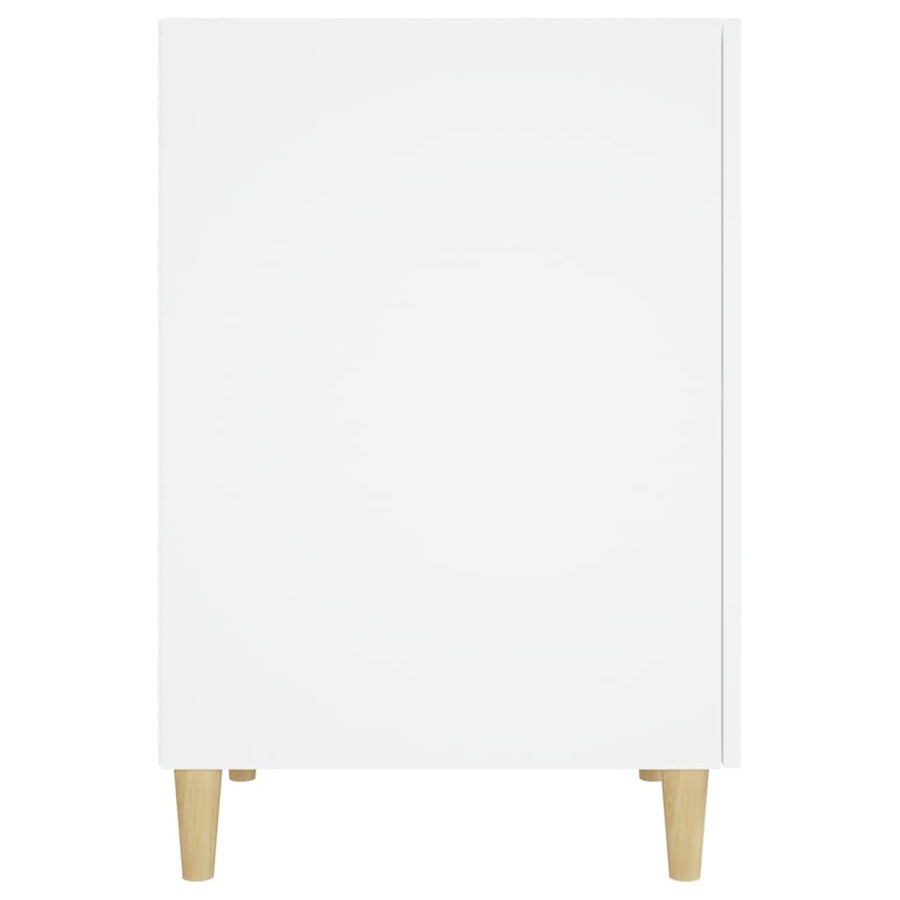 Bureau 140X50X75 Cm Bewerkt Hout Wit