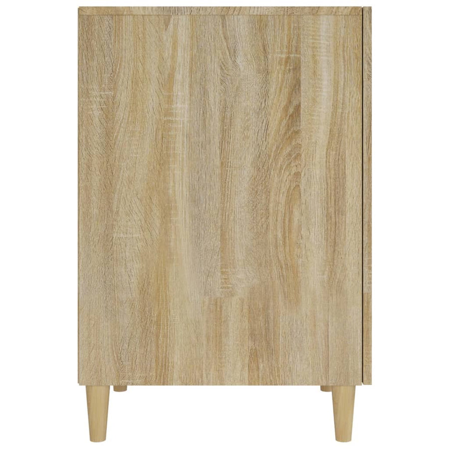 Bureau 140X50X75 Cm Bewerkt Hout Sonoma Eikenkleurig