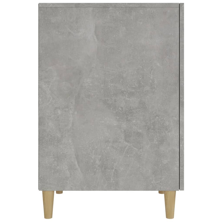 Bureau 140X50X75 Cm Bewerkt Hout Betongrijs