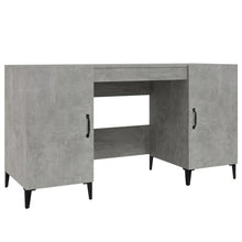 Bureau 140X50X75 Cm Bewerkt Hout Betongrijs