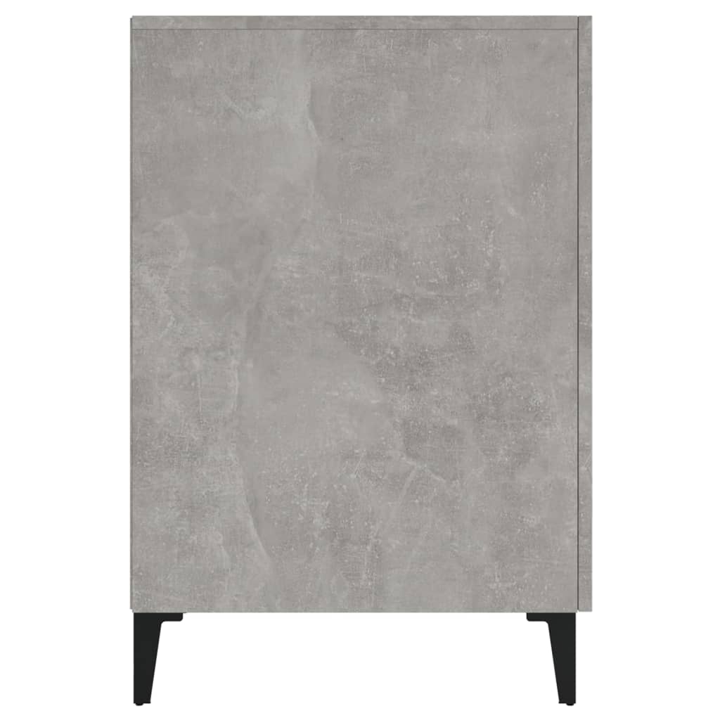 Bureau 140X50X75 Cm Bewerkt Hout Betongrijs