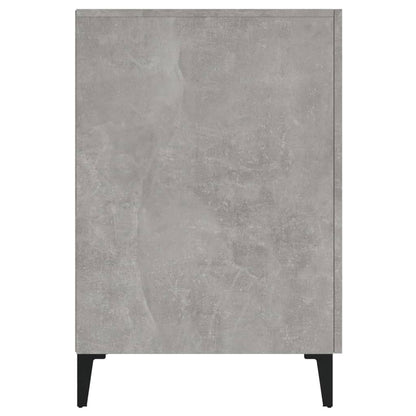 Bureau 140X50X75 Cm Bewerkt Hout Betongrijs