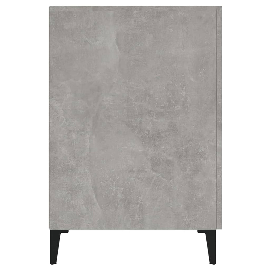 Bureau 140X50X75 Cm Bewerkt Hout Betongrijs