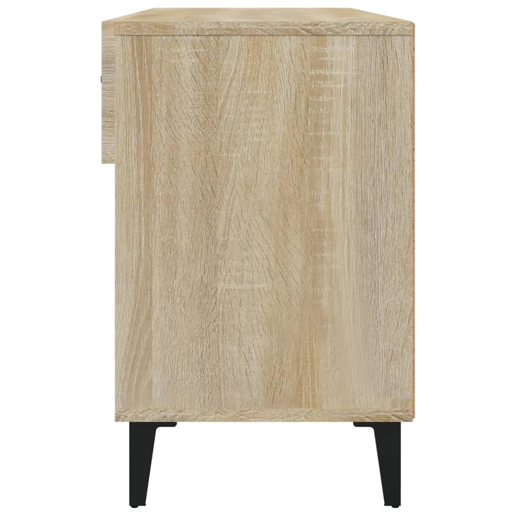 Schoenenkast 02X35X55 Cm Bewerkt Hout Kleurig Sonoma eiken