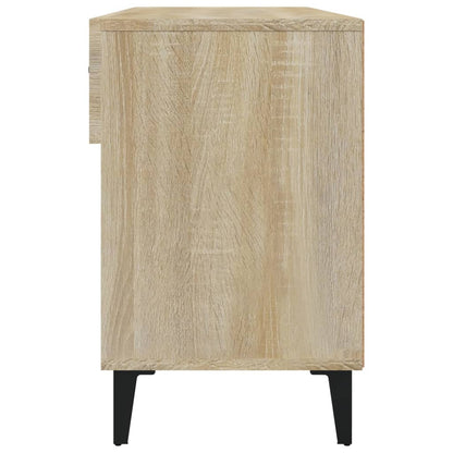 Schoenenkast 02X35X55 Cm Bewerkt Hout Kleurig Sonoma eiken