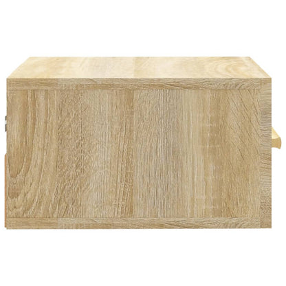 Nachtkastjes 2 St Wandgemonteerd 35X35X20 Cm Sonoma Eikenkleur