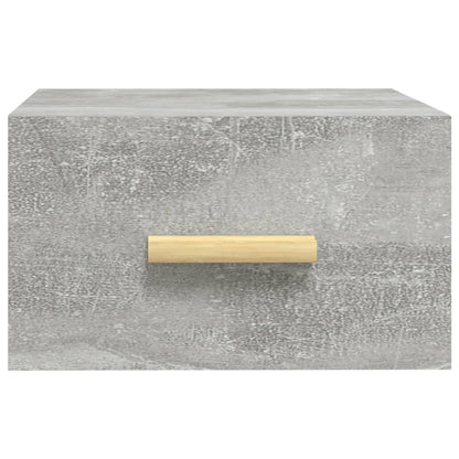 Nachtkastjes 2 St Wandgemonteerd 35X35X20 Cm Betongrijs