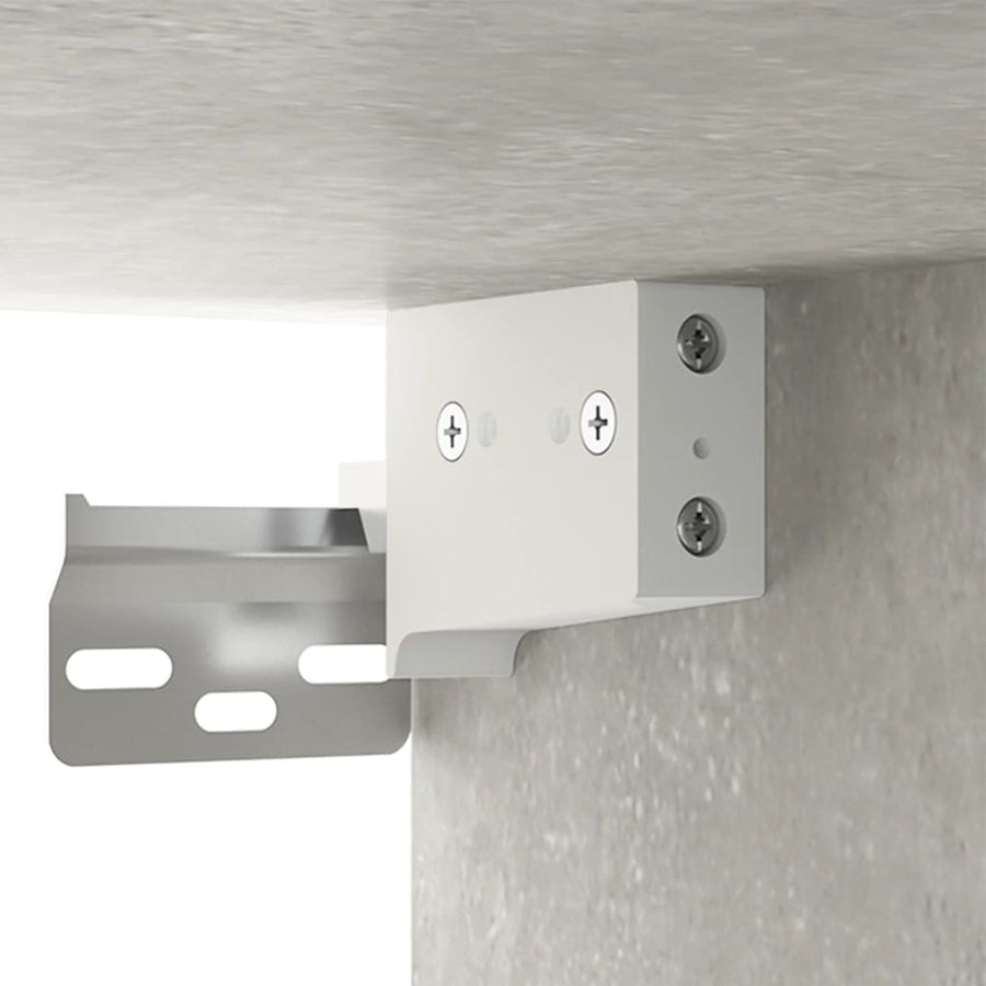 Nachtkastjes 2 St Wandgemonteerd 35X35X20 Cm Betongrijs