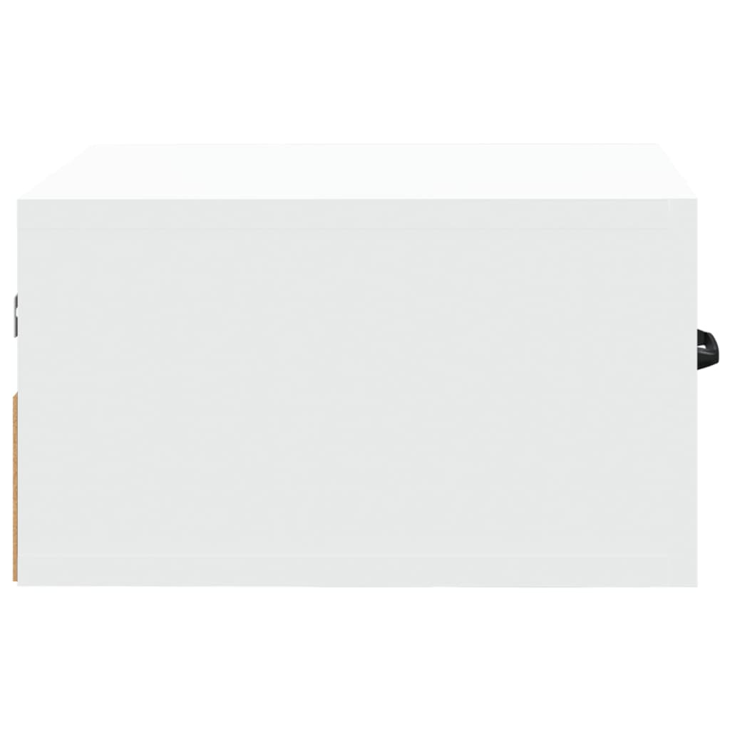 Nachtkastjes 2 St Wandgemonteerd 35X35X20 Cm Wit