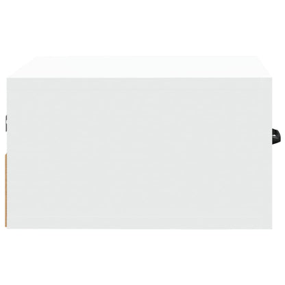 Nachtkastjes 2 St Wandgemonteerd 35X35X20 Cm Wit