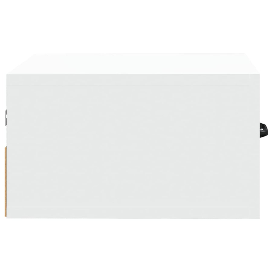Nachtkastjes 2 St Wandgemonteerd 35X35X20 Cm Wit