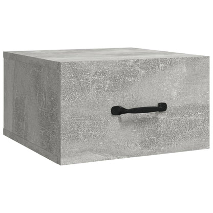 Nachtkastje Wandgemonteerd 35X35X20 Cm Betongrijs