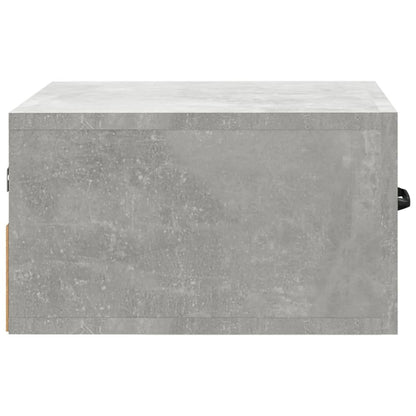 Nachtkastjes 2 St Wandgemonteerd 35X35X20 Cm Betongrijs
