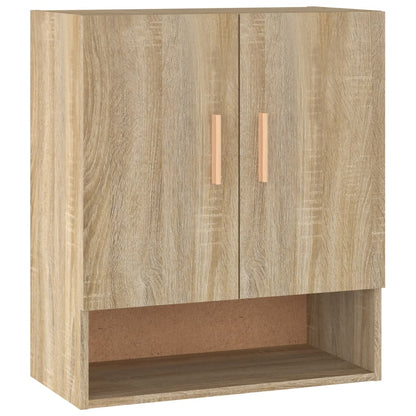 Wandkast 60X31X70 Cm Bewerkt Hout Sonoma Eikenkleurig