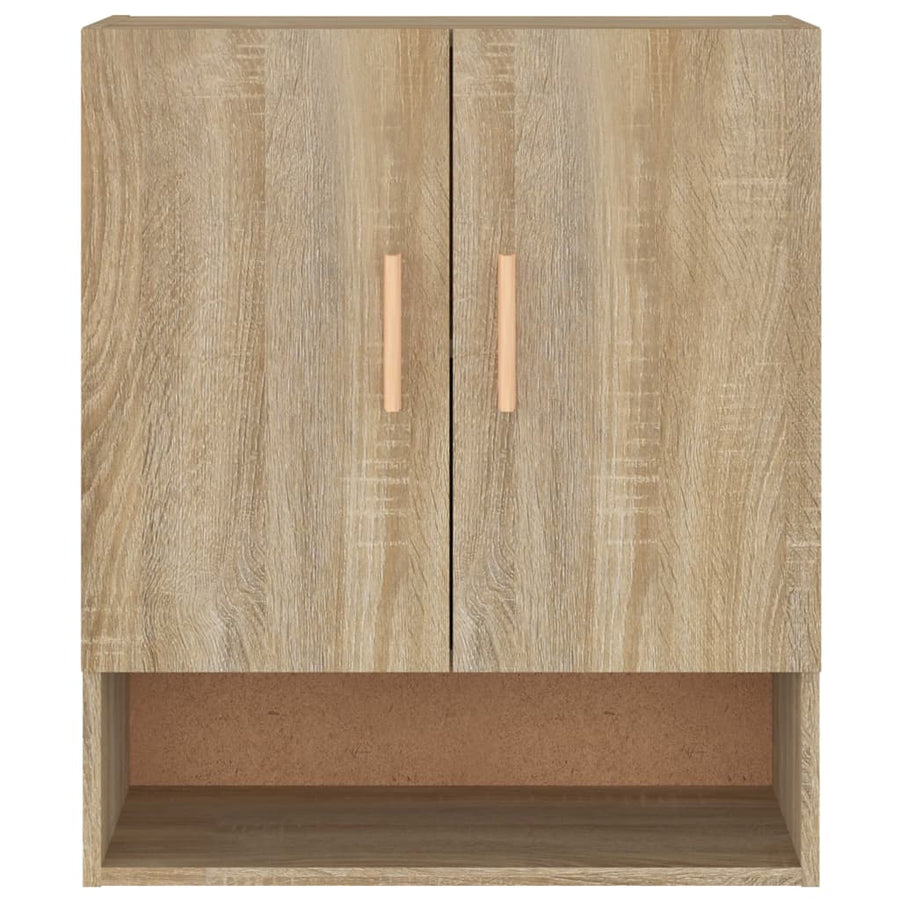 Wandkast 60X31X70 Cm Bewerkt Hout Sonoma Eikenkleurig