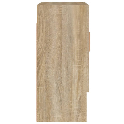 Wandkast 60X31X70 Cm Bewerkt Hout Sonoma Eikenkleurig