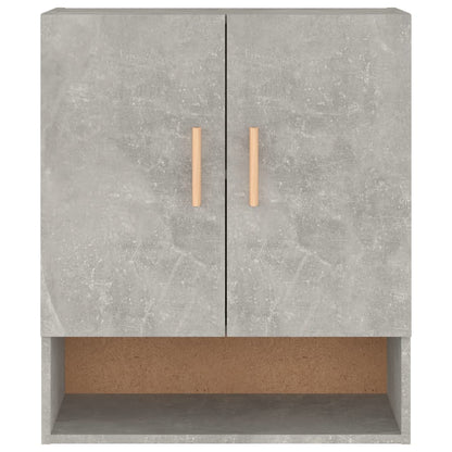 Wandkast 60X31X70 Cm Bewerkt Hout Betongrijs
