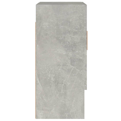 Wandkast 60X31X70 Cm Bewerkt Hout Betongrijs