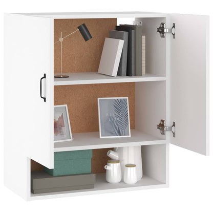 Wandkast 60X31X70 Cm Bewerkt Hout Wit