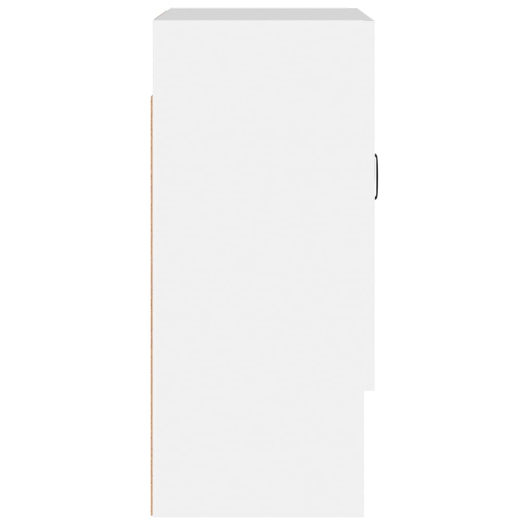 Wandkast 60X31X70 Cm Bewerkt Hout Wit