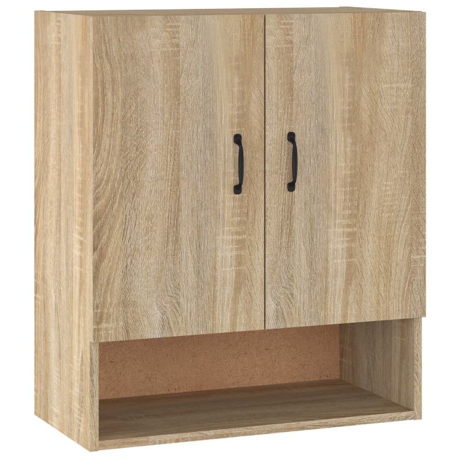 Wandkast 60X31X70 Cm Bewerkt Hout Sonoma Eikenkleurig