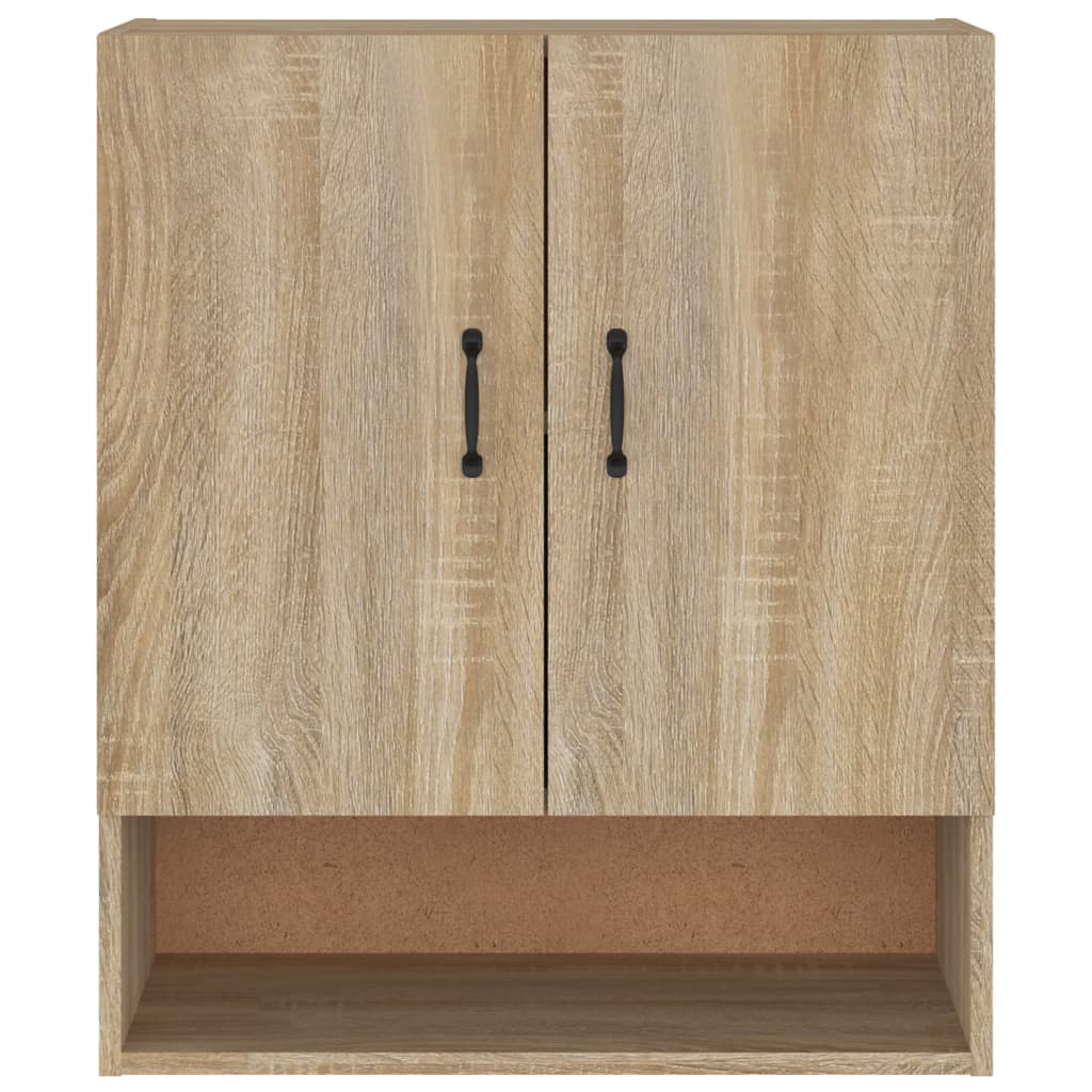 Wandkast 60X31X70 Cm Bewerkt Hout Sonoma Eikenkleurig