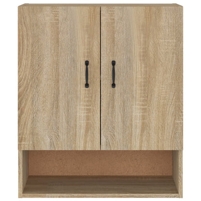 Wandkast 60X31X70 Cm Bewerkt Hout Sonoma Eikenkleurig
