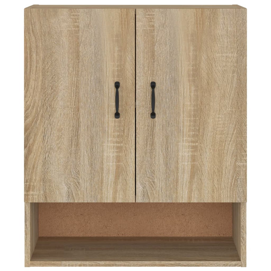 Wandkast 60X31X70 Cm Bewerkt Hout Sonoma Eikenkleurig