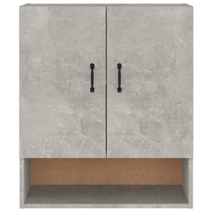 Wandkast 60X31X70 Cm Bewerkt Hout Betongrijs
