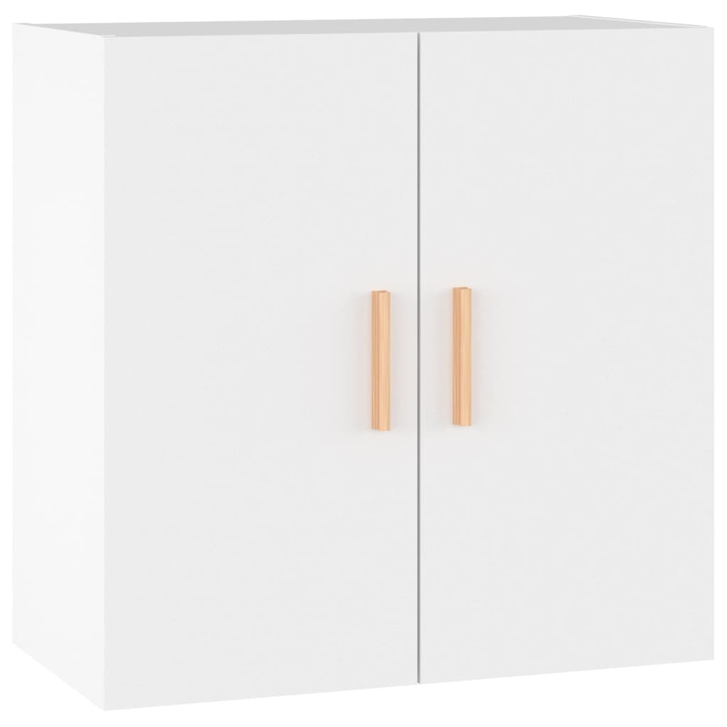 Wandkast 60X30X60 Cm Bewerkt Hout Wit