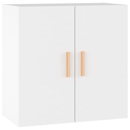 Wandkast 60X30X60 Cm Bewerkt Hout Wit