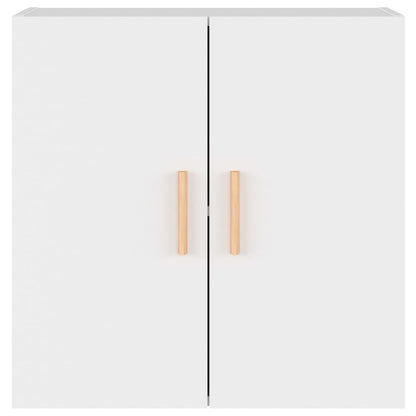 Wandkast 60X30X60 Cm Bewerkt Hout Wit