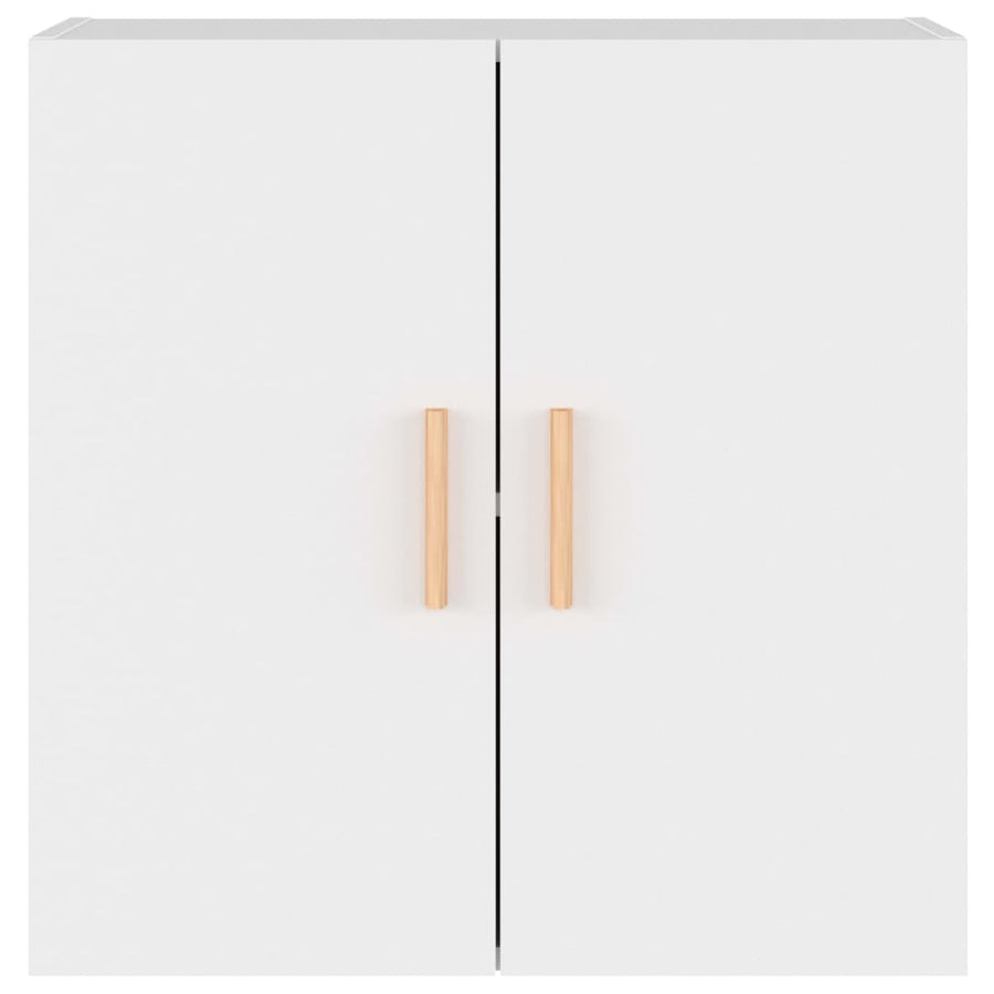 Wandkast 60X30X60 Cm Bewerkt Hout Wit