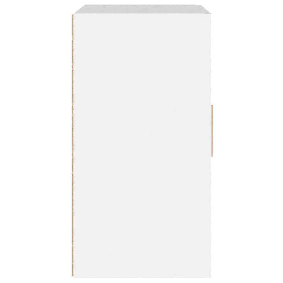 Wandkast 60X30X60 Cm Bewerkt Hout Wit