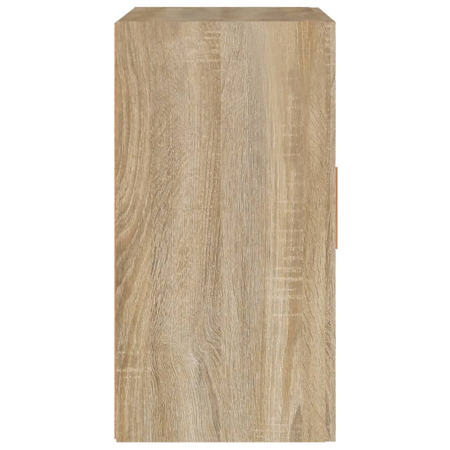 Wandkast 60X30X60 Cm Bewerkt Hout Sonoma Eikenkleurig