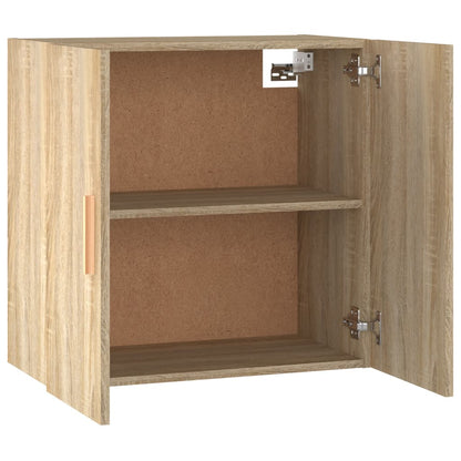 Wandkast 60X30X60 Cm Bewerkt Hout Sonoma Eikenkleurig