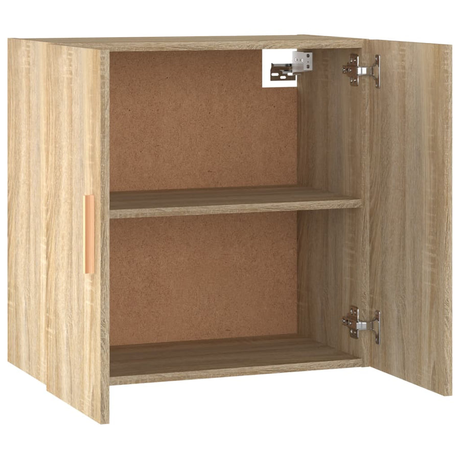Wandkast 60X30X60 Cm Bewerkt Hout Sonoma Eikenkleurig