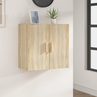 Wandkast 60X30X60 Cm Bewerkt Hout Sonoma Eikenkleurig