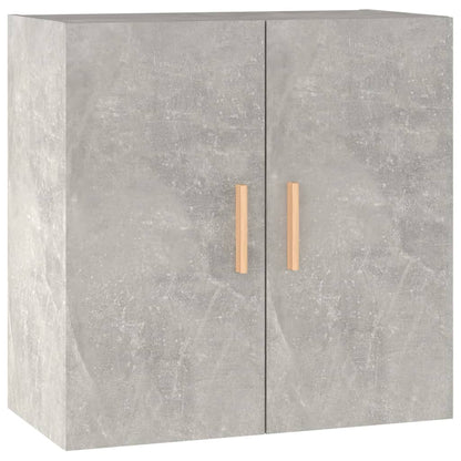 Wandkast 60X30X60 Cm Bewerkt Hout Betongrijs