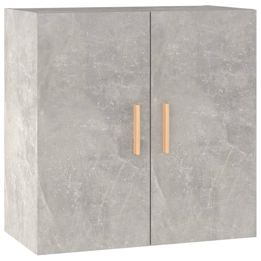 Wandkast 60X30X60 Cm Bewerkt Hout Betongrijs
