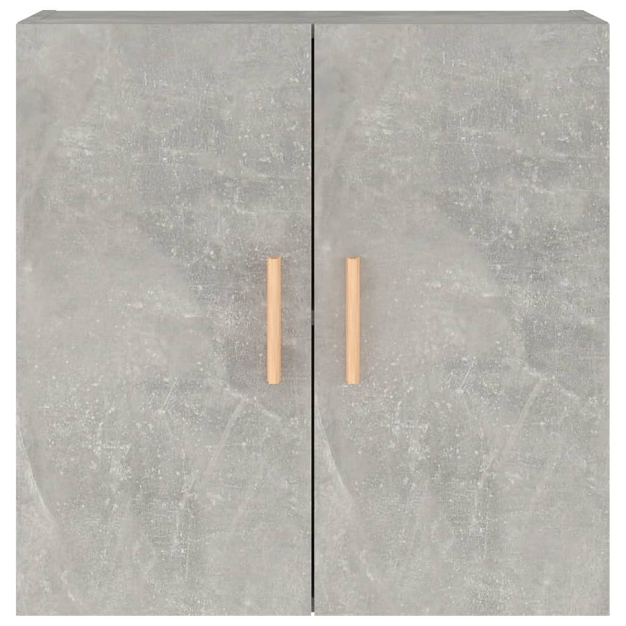 Wandkast 60X30X60 Cm Bewerkt Hout Betongrijs