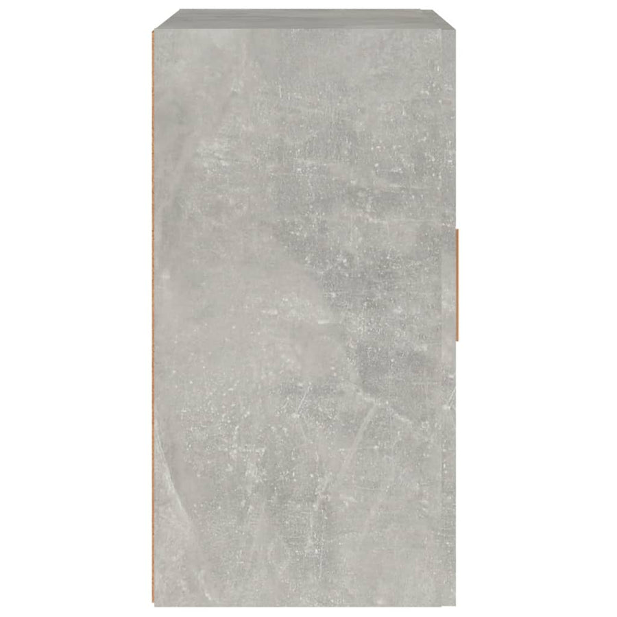 Wandkast 60X30X60 Cm Bewerkt Hout Betongrijs